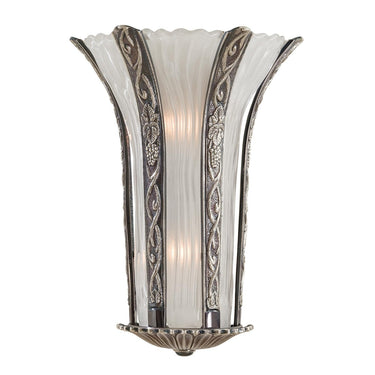 Metropolitan N950334-54B 2 Light Wall Sconce in Platinum - Crescent Harbor 1