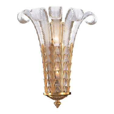 Metropolitan N950386 2 Light Wall Sconce in French Gold - Crescent Harbor 1