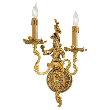 Metropolitan N950398 2 Light Wall Sconce in Sunset Gold - Crescent Harbor 1