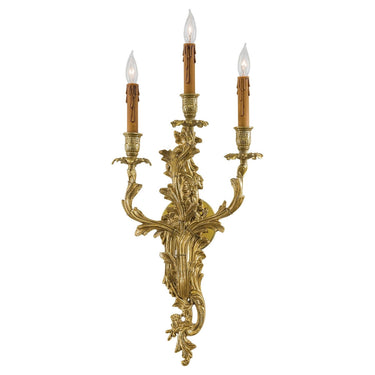 Metropolitan N9650 3 Light Wall Sconce in Heirloom Gold - Crescent Harbor 1