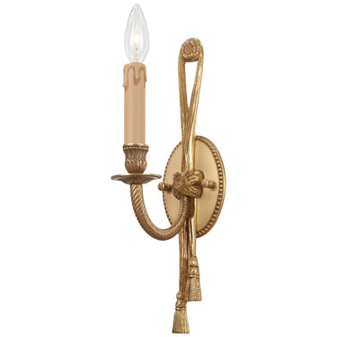 Metropolitan N9681A 1 Lt Wall Sconce Antique Gold in French Gold - Crescent Harbor 1