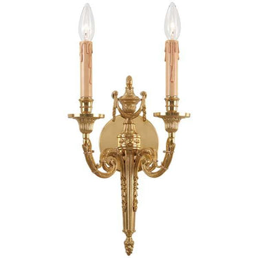 Metropolitan N9789 2 Light Wall Sconce in French Gold - Crescent Harbor 1