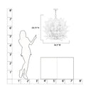 Metropolitan Orchid 35.5" 24 Light Pendant - N2219-732 8