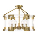 Metropolitan Prima Vista 6 Light Semi Flush/Pendant - N7355-790 6
