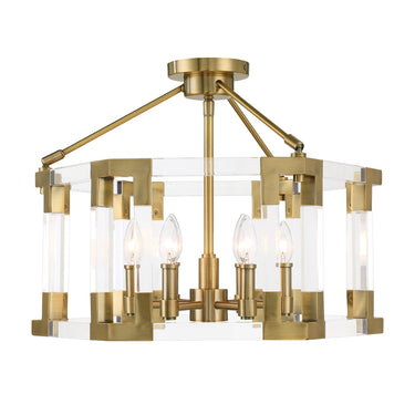 Metropolitan Prima Vista 6 Light Semi Flush/Pendant - N7355-790 6