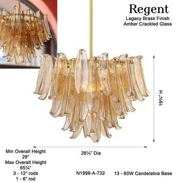Metropolitan Regent 28.25" 13 Light Chandelier - N1998-A-732 8