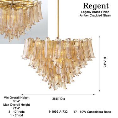 Metropolitan Regent 36.75" 17 Light Chandelier - N1999-A-732 5