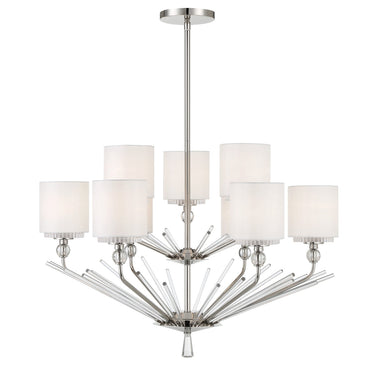 Metropolitan Sutton 9 Light Chandelier - N7389-613 2