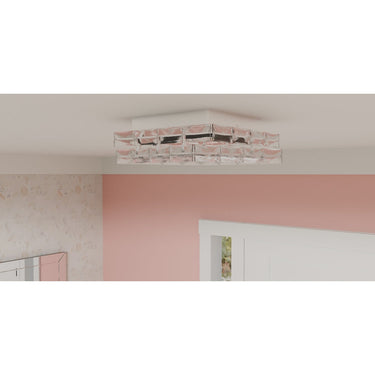 Milania Flush Mount in Polished Chrome 4