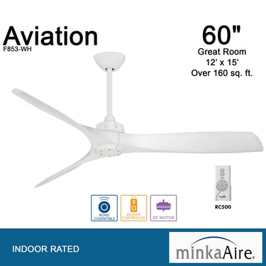 Minka Aire Aviation 60" Ceiling Fan - F853 11