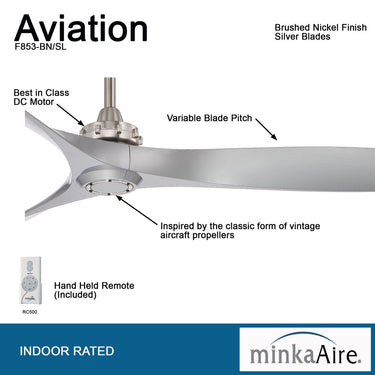 Minka Aire Aviation 60" Ceiling Fan - F853 5
