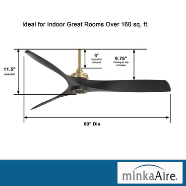 Minka Aire Aviation 60" Ceiling Fan - F853 6