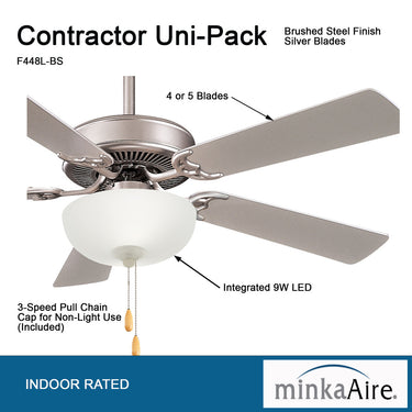 Minka Aire Contractor Uni-Pack LED 52" Ceiling Fan - F448L 2