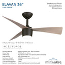 Minka Aire Elavan 36" LED Indoor/Outdoor Ceiling Fan - F743L 10