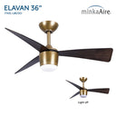 Minka Aire Elavan 36" LED Indoor/Outdoor Ceiling Fan - F743L 26