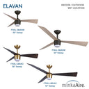 Minka Aire Elavan 36" LED Indoor/Outdoor Ceiling Fan - F743L 9