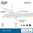 Minka Aire F714L Curl - Led 60" Ceiling Fan 3