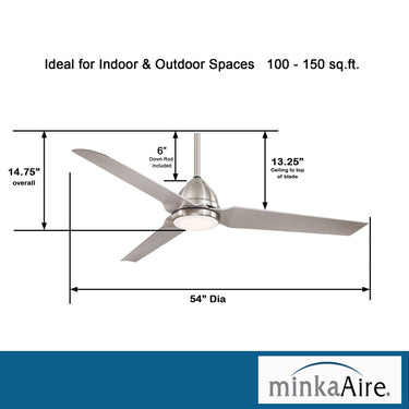 Minka Aire F753-PN Java 54In Ceiling Fan Indoor 10