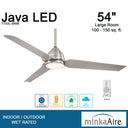 Minka Aire F753-PN Java 54In Ceiling Fan Indoor 1