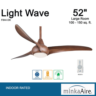 Minka Aire F844 Light Wave 52In Ceiling Fan 20 18