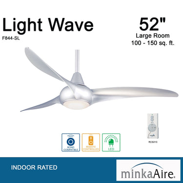 Minka Aire F844 Light Wave 52In Ceiling Fan 20 20