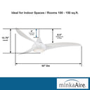 Minka Aire F844 Light Wave 52In Ceiling Fan 20 31