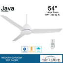 Minka Aire Java 54" Ceiling Fan - F753 1