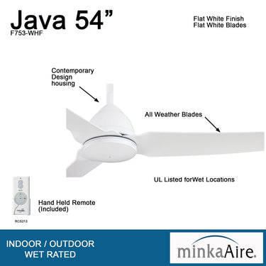 Minka Aire Java 54" Ceiling Fan - F753 2