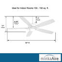 Minka Aire Kelvyn 52" Ceiling Fan W/LED Light Kit - F717L 6