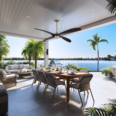 Minka Aire Mortyn 60" LED Indoor/Outdoor Ceiling Fan - F698L 18