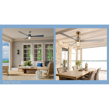Minka Aire Nauticus 65" LED Smart Indoor/Outdoor Ceiling Fan - F768L 43