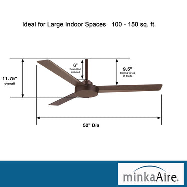 Minka Aire Roto F524 52" Ceiling Fan 29