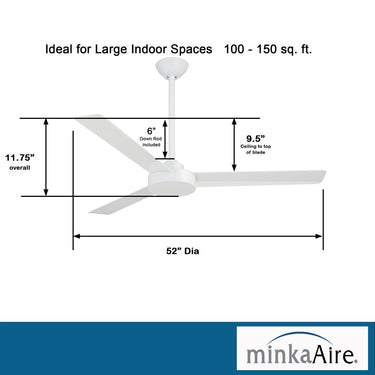 Minka Aire Roto F524 52" Ceiling Fan 30