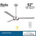 Minka Aire Roto F524 52" Ceiling Fan 16