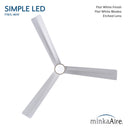 Minka Aire Simple 52" LED Indoor/Outdoor Ceiling Fan - F787L 46