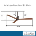 Minka Aire Simple F787 52" Outdoor Ceiling Fan 15