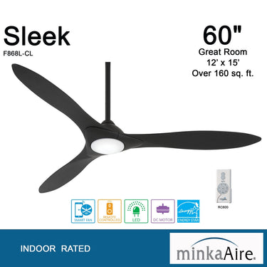 Minka Aire Sleek 60" LED Ceiling Fan - F868L 1