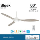 Minka Aire Sleek 60" LED Ceiling Fan - F868L 4