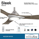 Minka Aire Sleek F868L 60In Sleek Led Fan 8