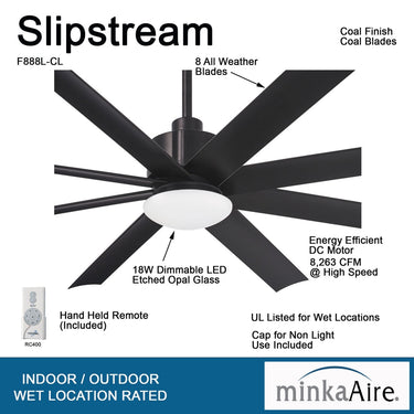 Minka Aire Slipstream Led F888L 65 Inch Ceiling Fan 10