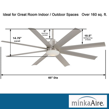 Minka Aire Slipstream Led F888L 65 Inch Ceiling Fan 21