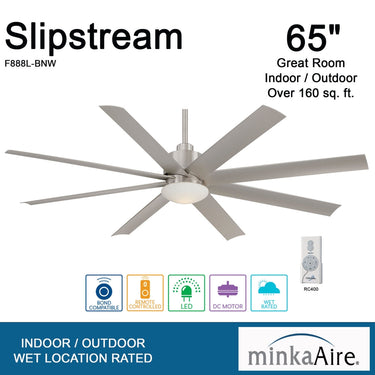 Minka Aire Slipstream Led F888L 65 Inch Ceiling Fan 16