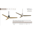 Minka Aire Tempri 56" LED Indoor/Outdoor Ceiling Fan - F669L 13