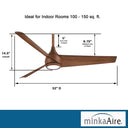 Minka Aire Twist 52" LED Ceiling Fan - F678L 3