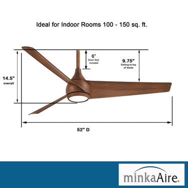 Minka Aire Twist 52" LED Ceiling Fan - F678L 3