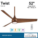 Minka Aire Twist 52" LED Ceiling Fan - F678L 4