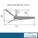Minka Aire Twist 52" LED Ceiling Fan - F678L 6