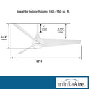 Minka Aire Twist 52" LED Ceiling Fan - F678L 9