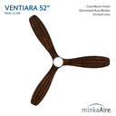 Minka Aire Ventiara 52" LED Flush Mount Indoor/Outdoor Ceiling Fan - F694L 15