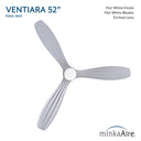 Minka Aire Ventiara 52" LED Flush Mount Indoor/Outdoor Ceiling Fan - F694L 29